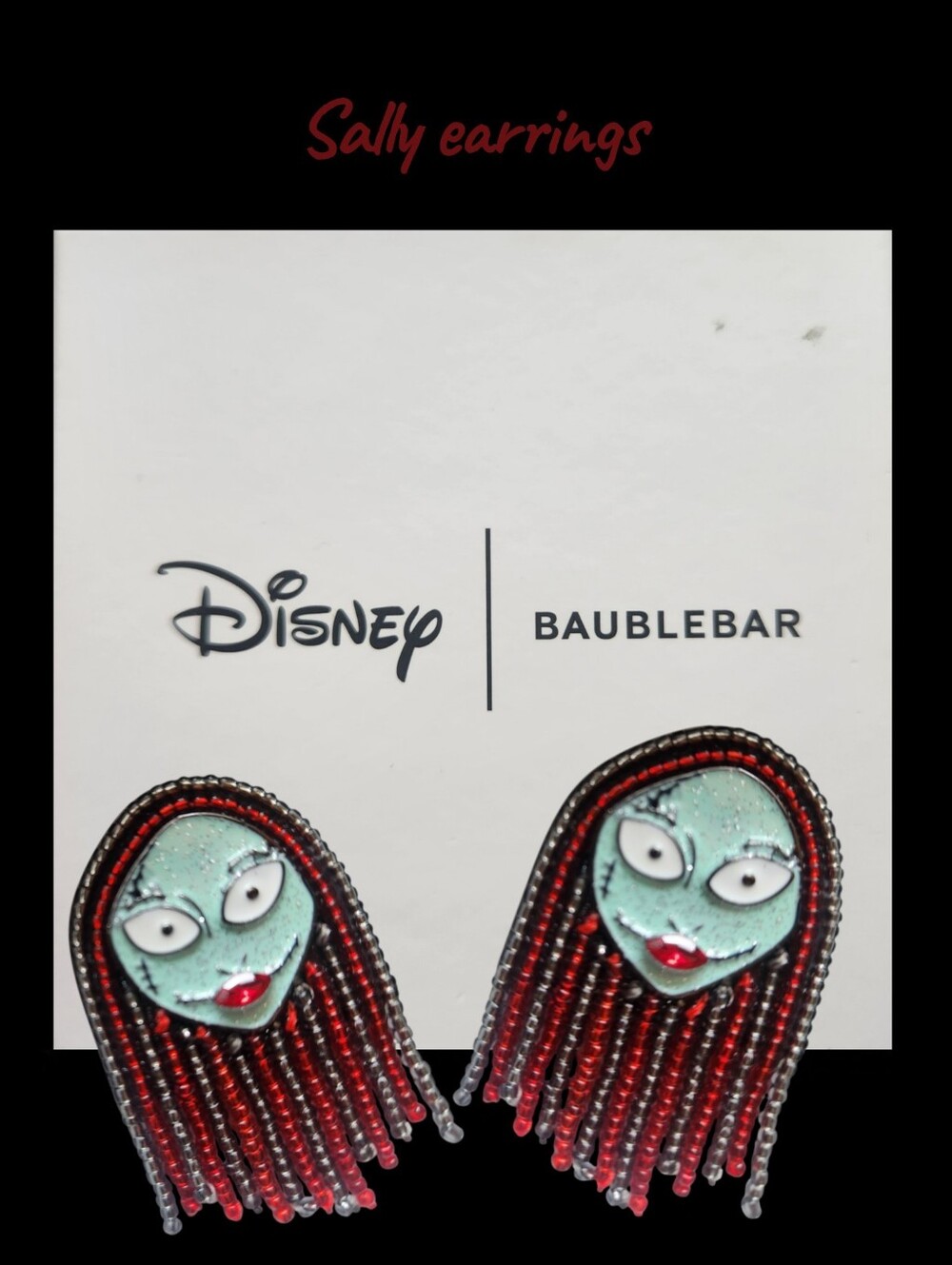 Disney  X Baublebar Sally Beaded Earrings NIB